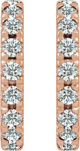 Load image into Gallery viewer, French-Set Huggie Hoop Earrings
