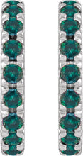 Load image into Gallery viewer, French-Set Huggie Hoop Earrings
