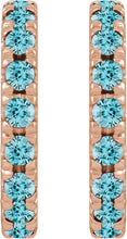 Load image into Gallery viewer, French-Set Huggie Hoop Earrings
