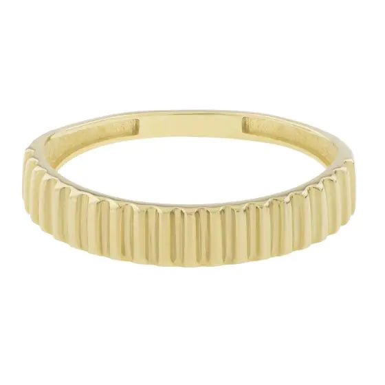 Ridge Rings Female 14K Ridge Ring – MickysJewelryStudio