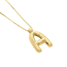 Load image into Gallery viewer, 14K Helium Initial Pendant
