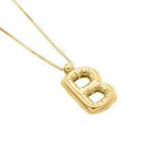 Load image into Gallery viewer, 14K Helium Initial Pendant
