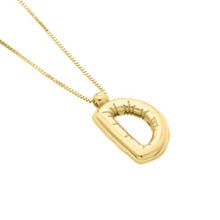 Load image into Gallery viewer, 14K Helium Initial Pendant
