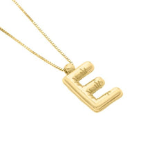 Load image into Gallery viewer, 14K Helium Initial Pendant
