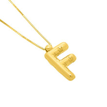 Load image into Gallery viewer, 14K Helium Initial Pendant
