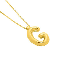 Load image into Gallery viewer, 14K Helium Initial Pendant
