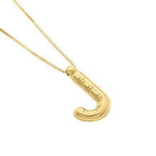 Load image into Gallery viewer, 14K Helium Initial Pendant
