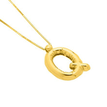 Load image into Gallery viewer, 14K Helium Initial Pendant
