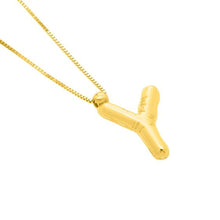 Load image into Gallery viewer, 14K Helium Initial Pendant
