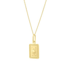 Load image into Gallery viewer, 14K Rectangle Sun Pendant
