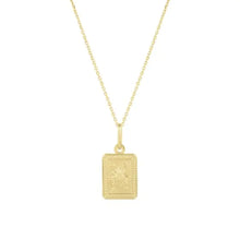 Load image into Gallery viewer, 14K Rectangle Sun Pendant
