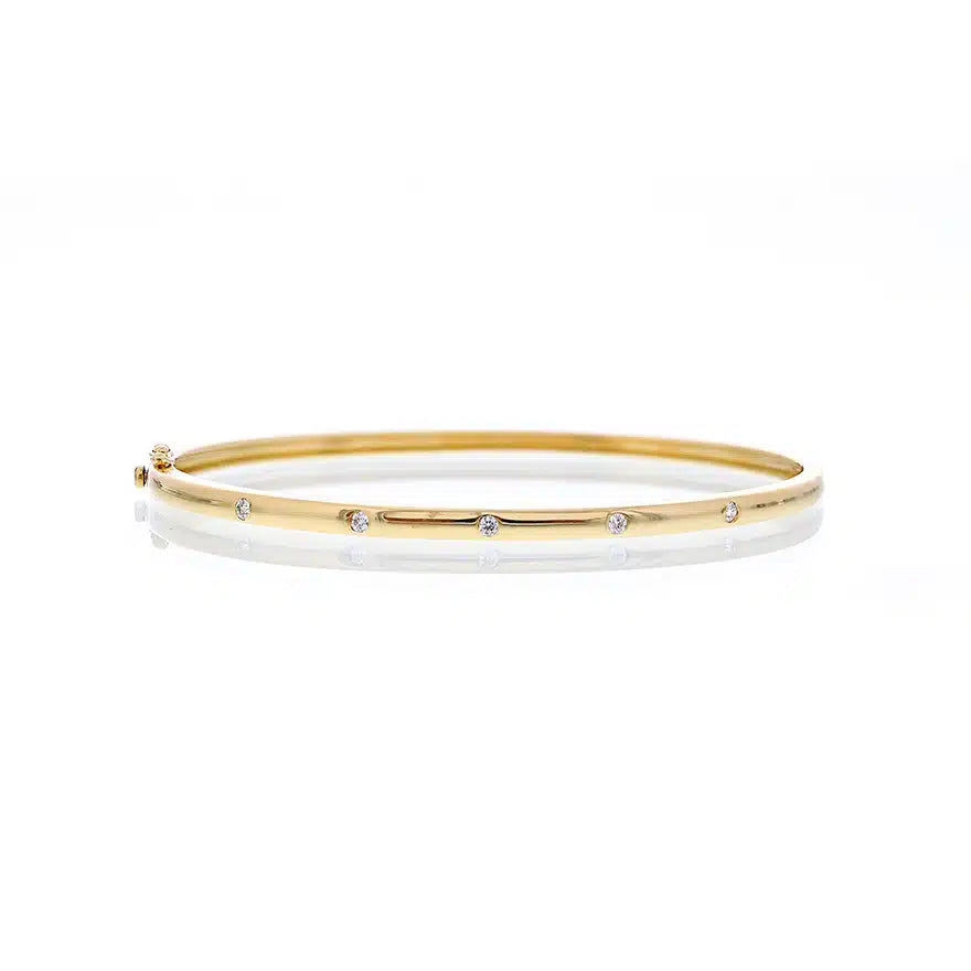 5 Wide Diamond Bangle