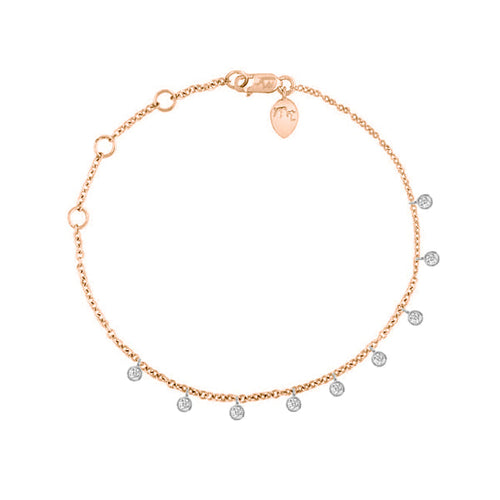 Dainty Bezel Diamond Bracelet