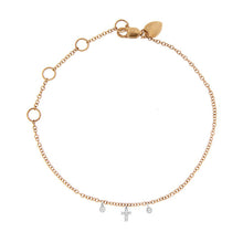 Load image into Gallery viewer, Yellow Cross and Bezels Bracelet
