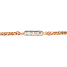 Load image into Gallery viewer, Rose Gold Chunky Chain Love Bracelet
