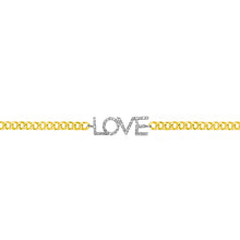 Load image into Gallery viewer, Diamond Love Chain Bracelet
