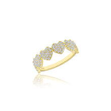 Load image into Gallery viewer, Diamond Heart Eternity Band
