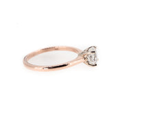 Load image into Gallery viewer, cushion cut solitaire engagement ring
