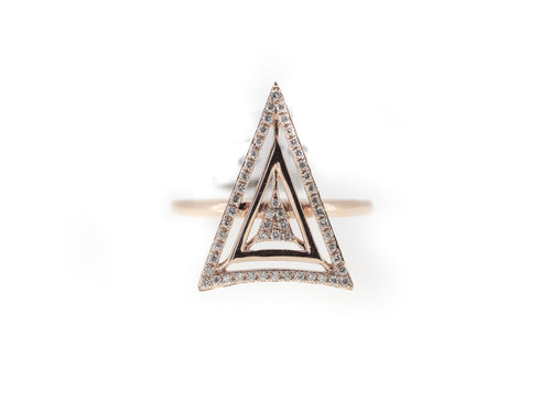 Triple Triangle ring