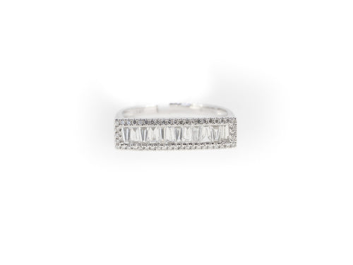 baguette bar ring