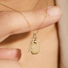 Load image into Gallery viewer, MAMA | Tiny Script Mama Pendant Necklaces AURELIE GI 
