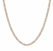 Load image into Gallery viewer, Diamond Tennis Necklace 8cttw

