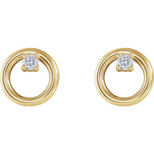 Load image into Gallery viewer, Petite Circle Earrings
