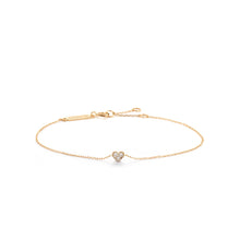 Load image into Gallery viewer, SOPHIE | Diamond Heart Bracelet
