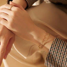Load image into Gallery viewer, THEODORA | Graduated Paper Clip Bracelet Bracelets AURELIE GI 
