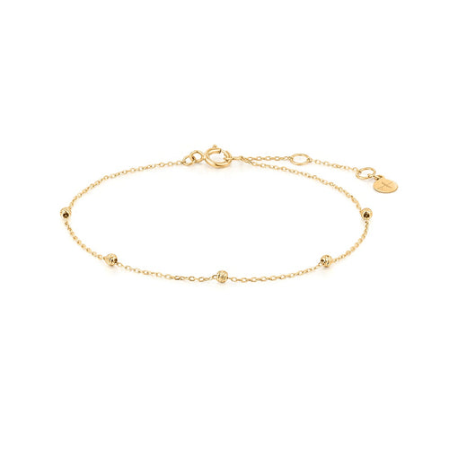 SKYE | Diamond Cut Bead Bracelet Bracelets AURELIE GI Yellow 