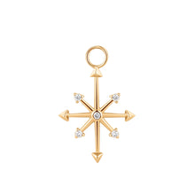Load image into Gallery viewer, CANDIE | Diamond Octagram Star Earring Charm Earring Charms AURELIE GI 
