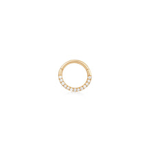 Load image into Gallery viewer, ALANA | Diamond Clicker Ring Earrings AURELIE GI Yellow Gold 
