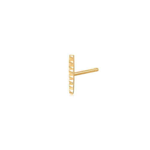 DAISY | Single Diamond Cut Earring Studs AURELIE GI Yellow 