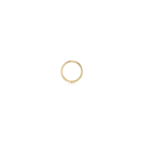 Eva | Small Endless Single Hoop Earring Hoops & Huggies AURELIE GI Yellow 