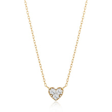 Load image into Gallery viewer, SOPHIE | Diamond Heart Necklace Necklaces AURELIE GI 
