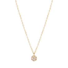 Load image into Gallery viewer, LILY | Diamond Disc Necklace

