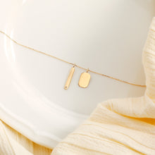 Load image into Gallery viewer, HOPE | Engravable Tag Charm Necklace Charms AURELIE GI 
