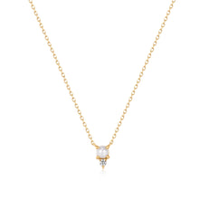 Load image into Gallery viewer, TALIA | White Pearl &amp; White Sapphire Necklace Necklaces AURELIE GI 
