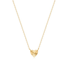 Load image into Gallery viewer, DYLAN | Diamond Cut Heart Necklace Necklaces AURELIE GI Yellow 
