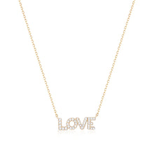 Load image into Gallery viewer, Love | Diamond Necklace Necklaces AURELIE GI Yellow 
