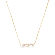 Load image into Gallery viewer, Lucky | Diamond Necklace Necklaces AURELIE GI Yellow 
