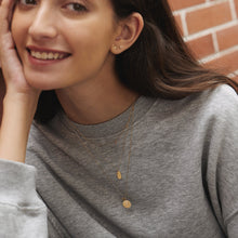 Load image into Gallery viewer, TWIRL | Diamond Rhombus Charm Necklace Charms AURELIE GI 
