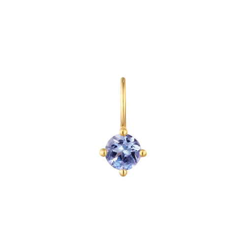 DECEMBER | Tanzanite Necklace Charm Necklace Charms AURELIE GI 