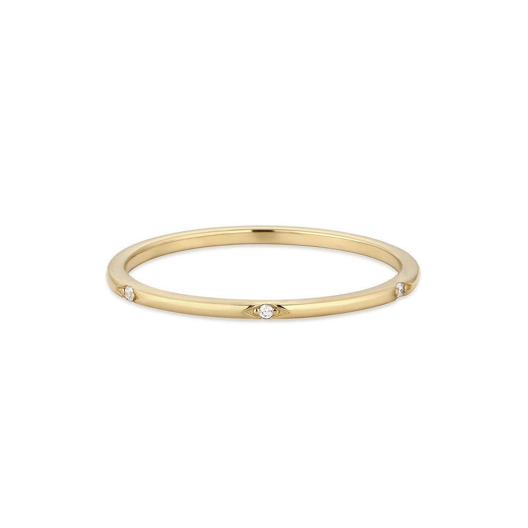 VOGUE | Triple Diamond Band Rings AURELIE GI 