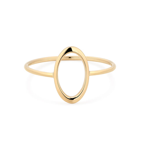 IRENE | Open Oval Ring Rings AURELIE GI 