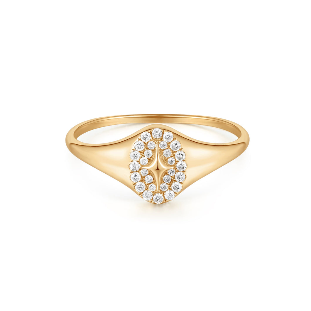 GALACTICA | Diamond Polaris Ring Rings AURELIE GI 