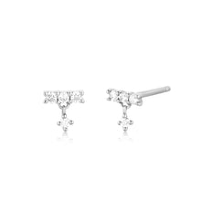 Load image into Gallery viewer, DIANA | Dangling Diamond Studs Studs AURELIE GI White Gold 
