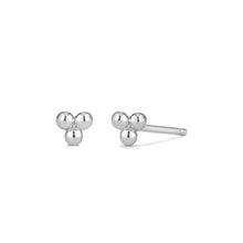 Load image into Gallery viewer, ARIA | Trio Dots Studs Studs AURELIE GI White Gold 

