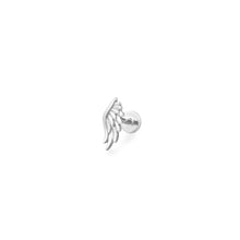 Load image into Gallery viewer, ARIEL | Angel Wing Single Piercing Earring Piercing AURELIE GI White Gold 
