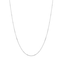Load image into Gallery viewer, LYNN | Cable Chain -16&quot; Necklaces AURELIE GI White Gold 
